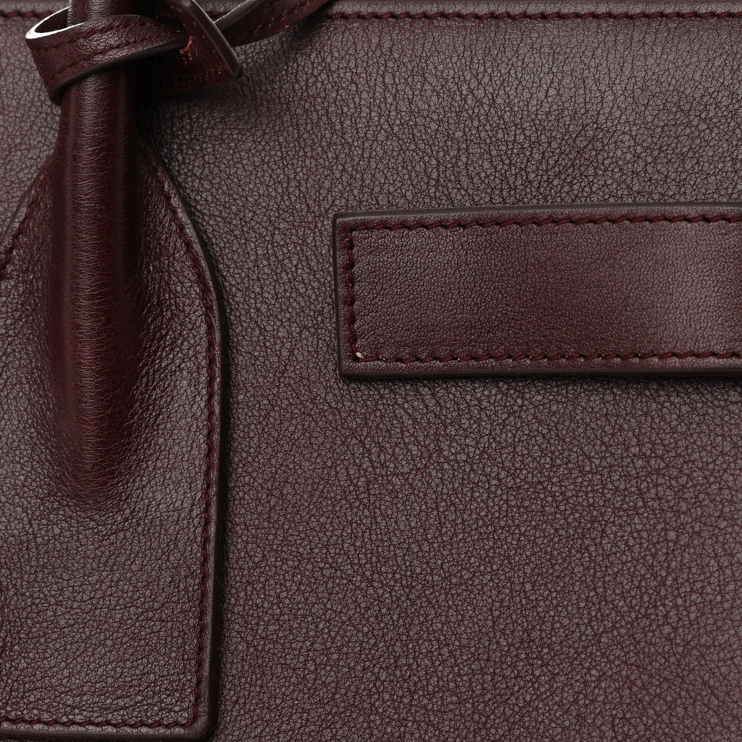 Saint Laurent Calfskin Large Sac De Jour Carryall Amarena 15 of 16