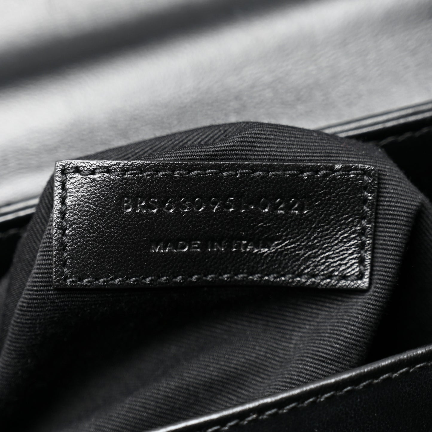 Calfskin Y Quilted Monogram Monochrome Toy Loulou Crossbody Bag Black