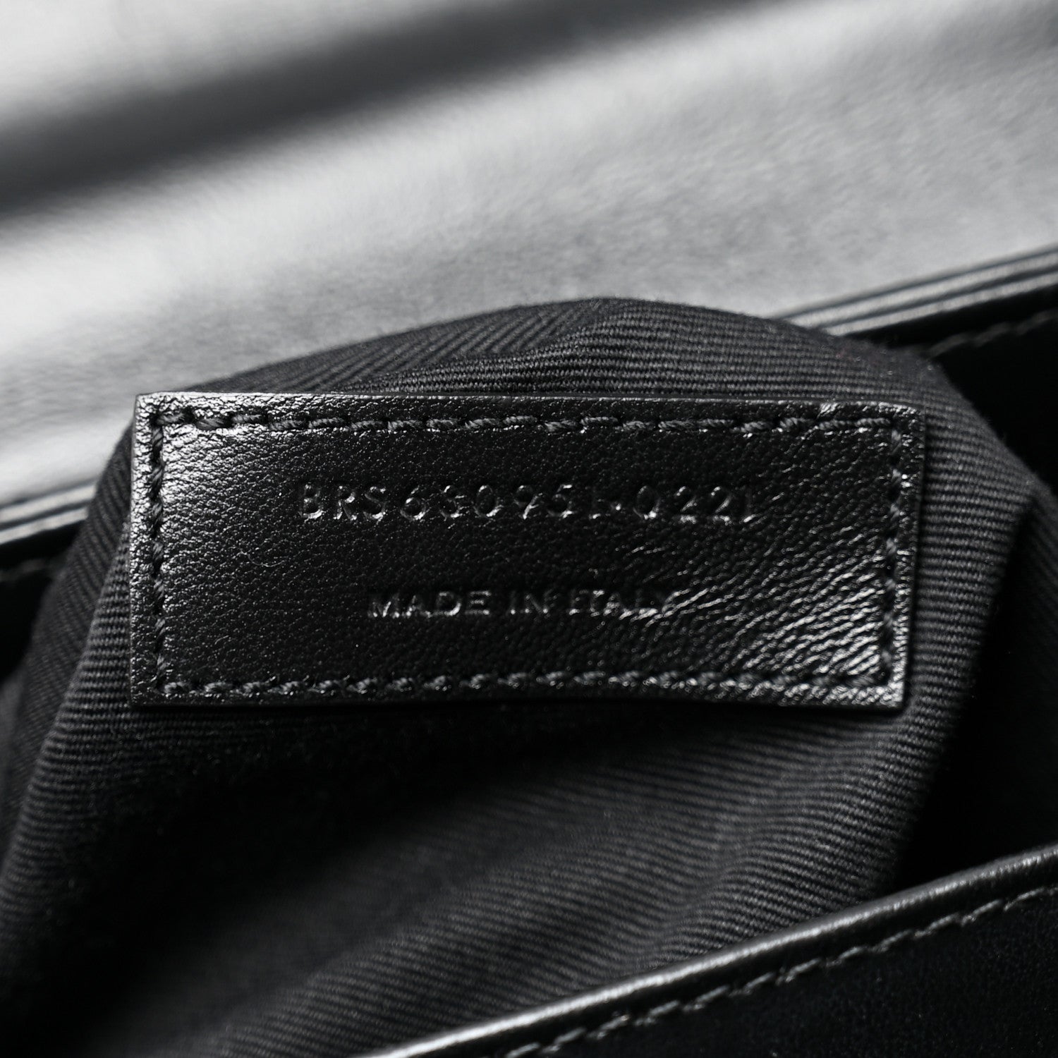 Saint Laurent Calfskin Y Quilted Monogram Monochrome Toy Loulou Crossbody Bag Black 7 of 11
