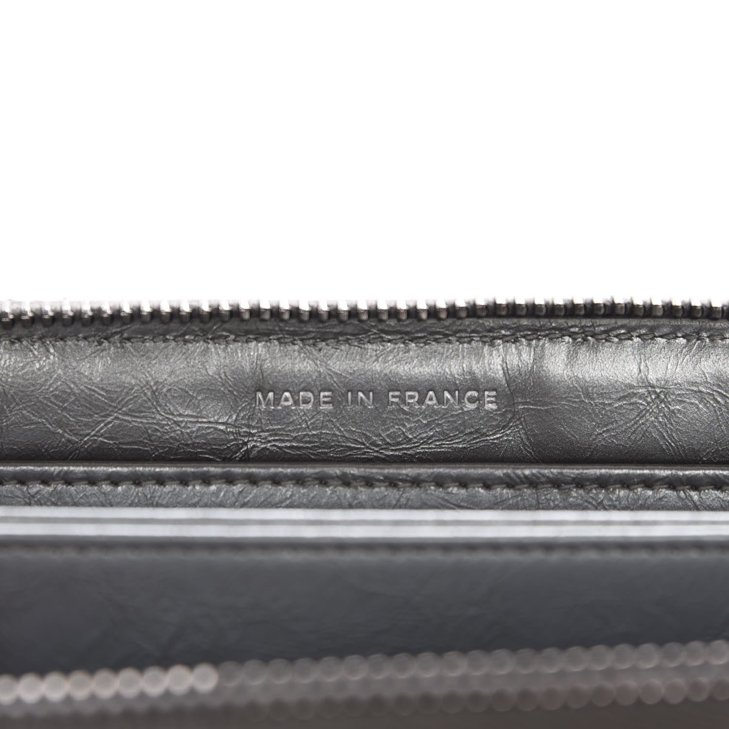 Chanel Metallic Calfskin Quilted Boy Chain Large Gusset Zip Around Wallet Silver 7 of 9