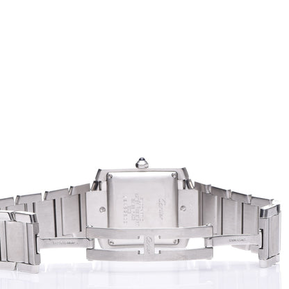 Cartier Stainless Steel 28mm Tank Francaise Automatic Watch 5 of 6