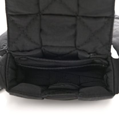 Bottega Veneta Nylon Intrecciato Mini Padded Tech Candy Cassette Bag Black 5 of 10
