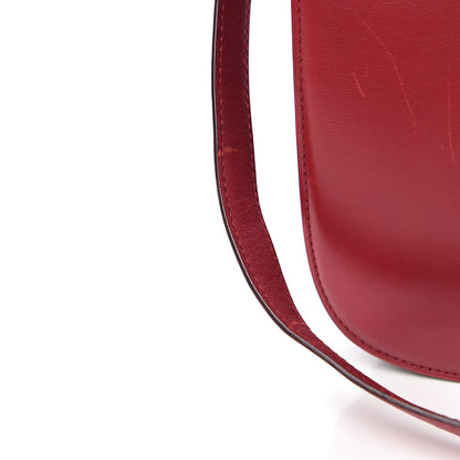 Celine Box Calfskin Medium Classic Box Flap Bag Red 16 of 18