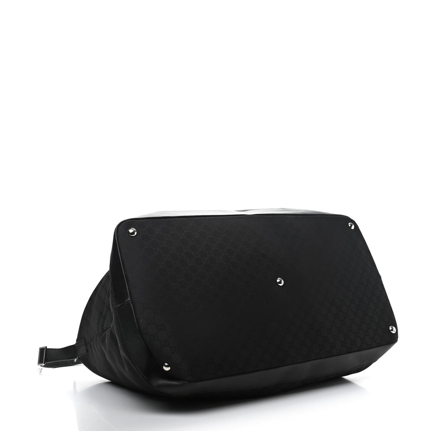 Nylon Monogram Travel Hobo Black