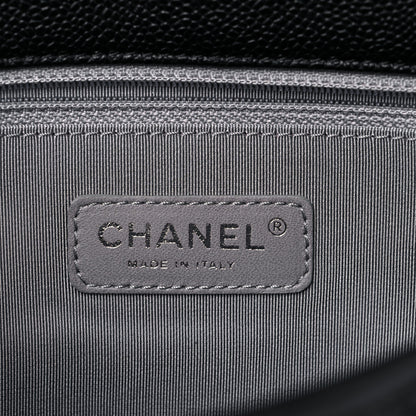 Chanel Caviar Quilted Medium French Riviera Flap Black 5 of 10