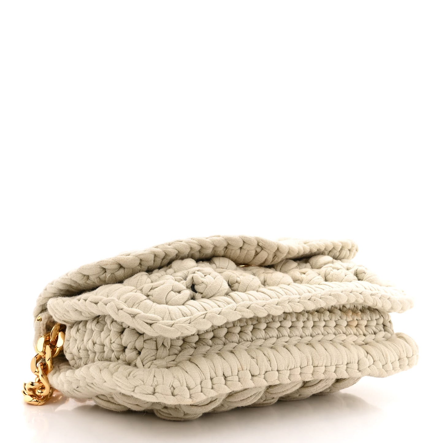 Jersey Crochet Shoulder Bag Plaster