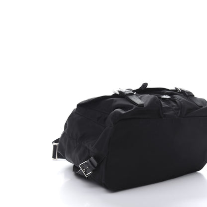 Prada Tessuto Nylon Saffiano Medium Backpack Black 5 of 9