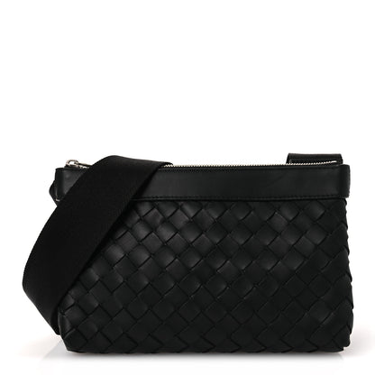 Bottega Veneta Nappa Intrecciato Duo Bag Black 1 of 10