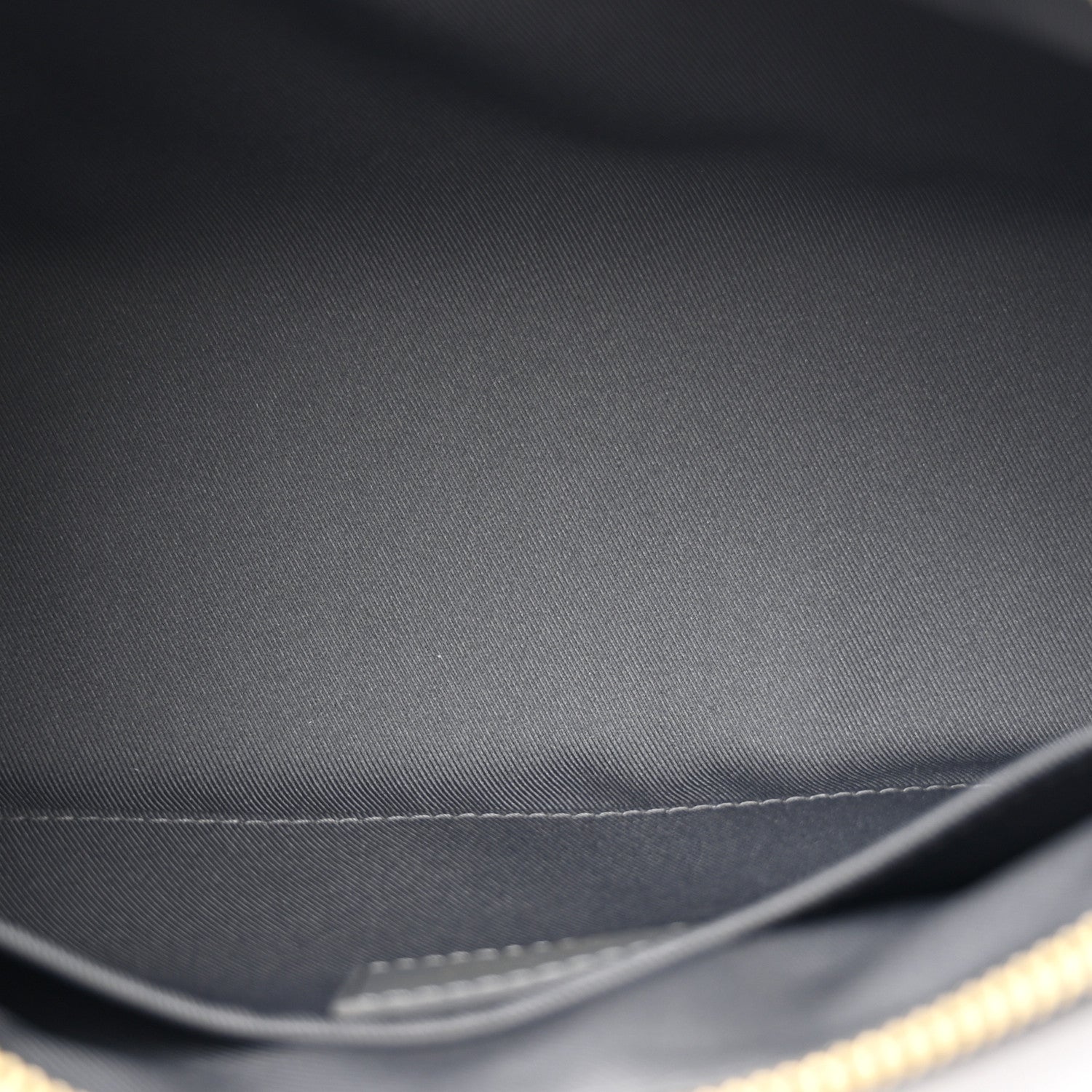 Louis Vuitton Calfskin Debossed Monogram Versailles City Keepall Dark Shadow Grey 5 of 9