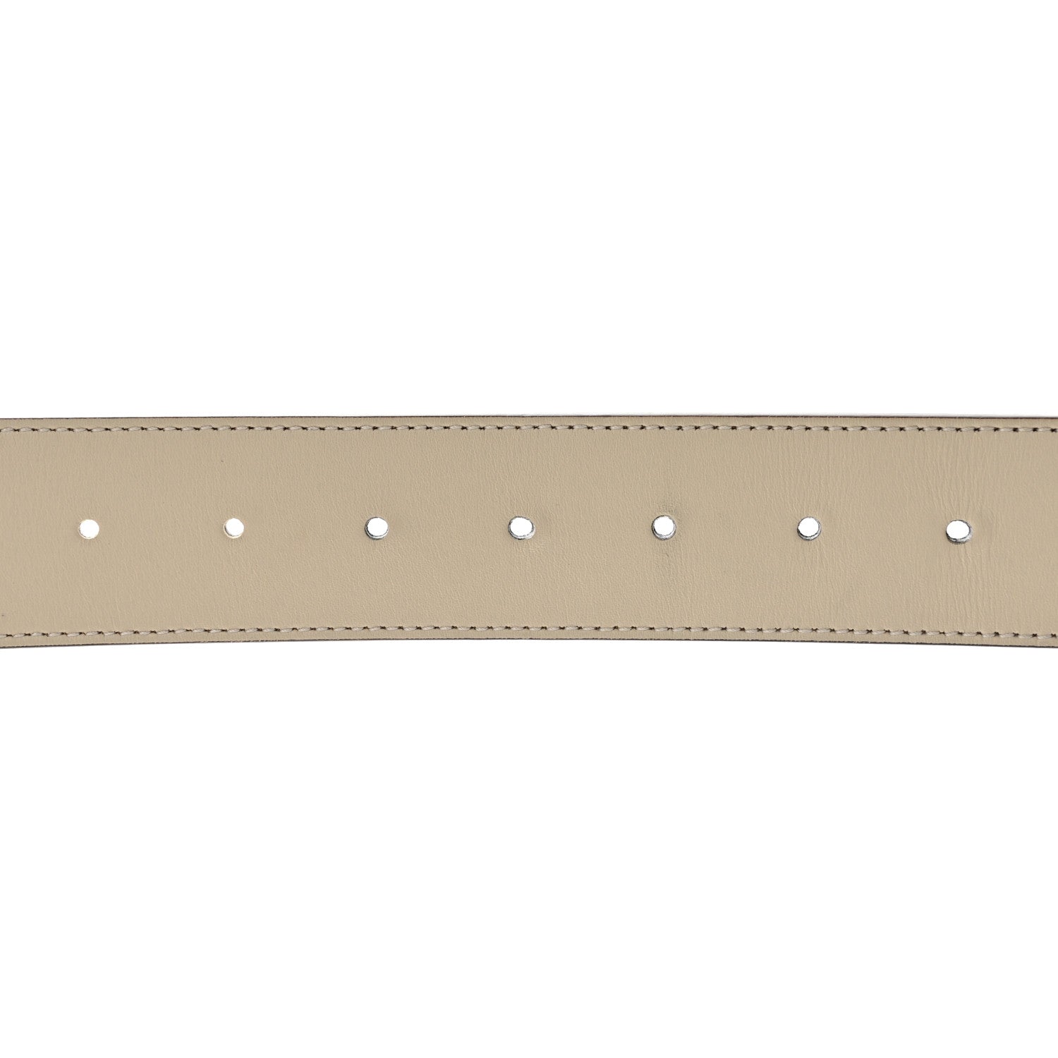 Gucci Calfskin Double G 40mm Belt 115 46 Mystic White 3 of 11