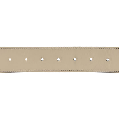 Gucci Calfskin Double G 40mm Belt 115 46 Mystic White 3 of 11