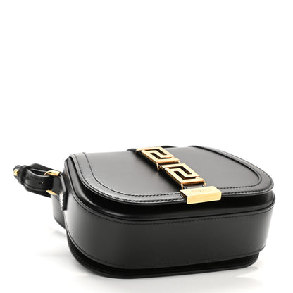 Versace Calfskin Small Greca Goddess Shoulder Bag Black 4 of 12