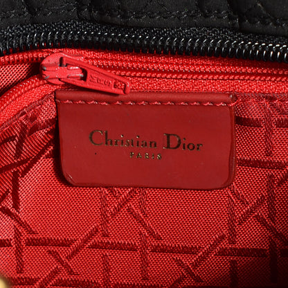 Christian Dior Nylon Cannage Medium Lady Dior Black 6 of 8