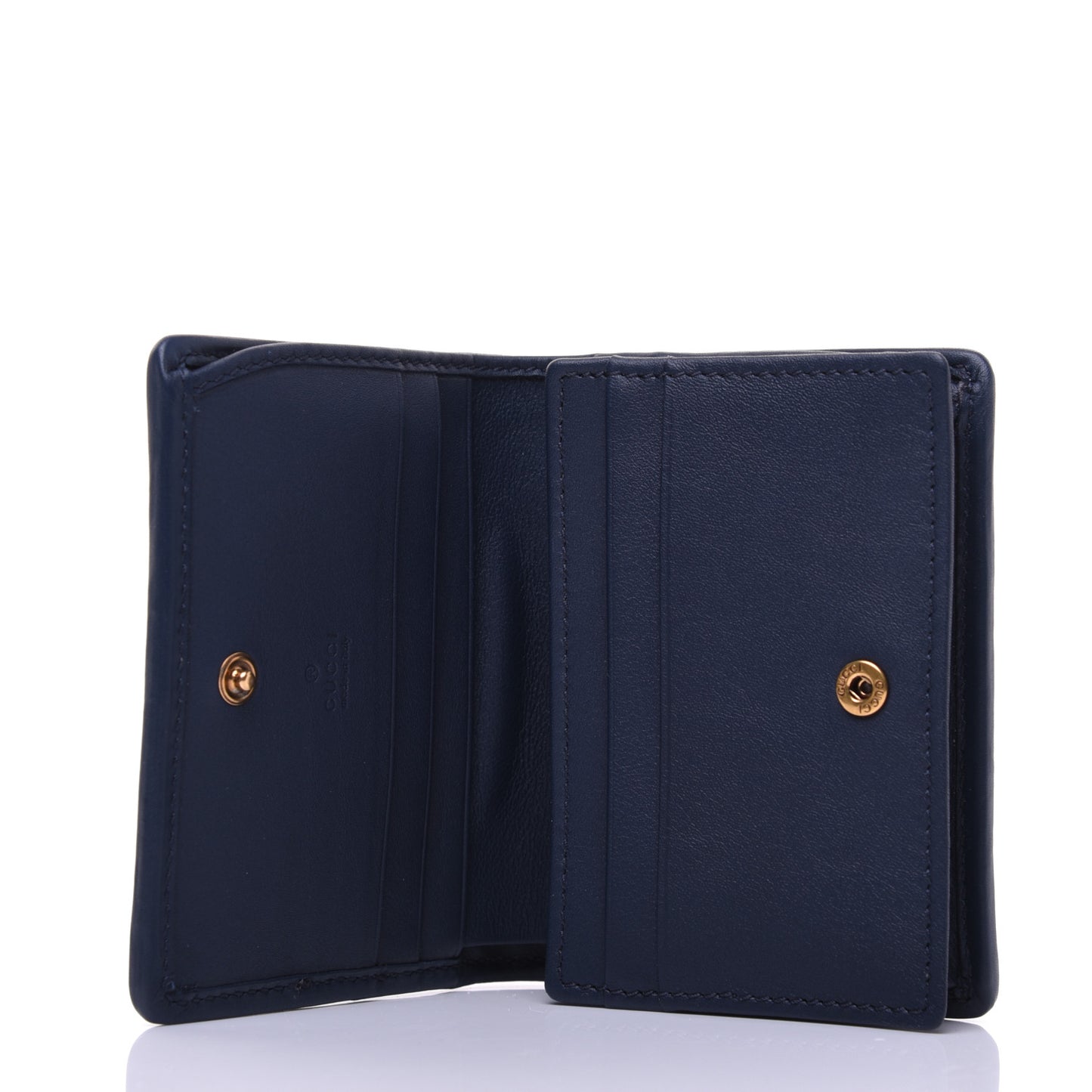 Canvas Flora Floral Trapuntata Zumi Card Case Wallet Great White Multicolor Blue Agata