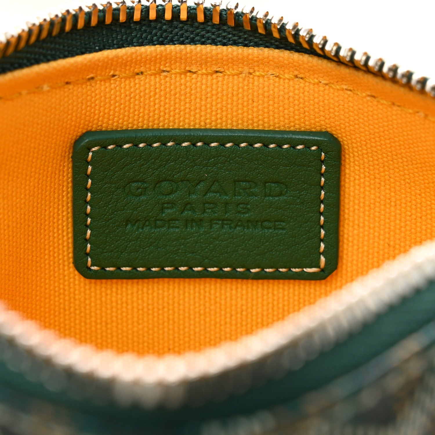 Goyard Goyardine Nano Senat Key Pouch Green 1528521 – FASHIONPHILE