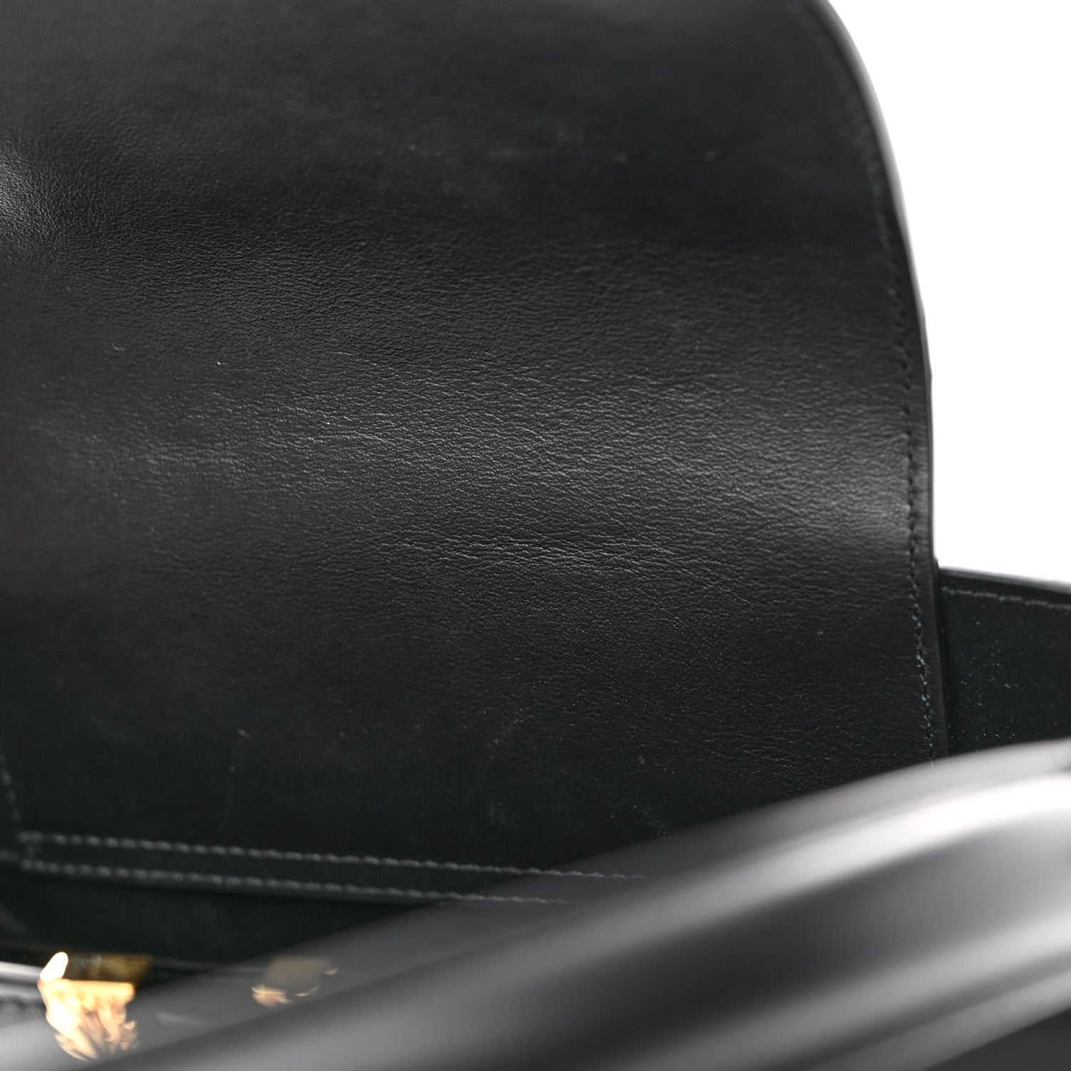 Versace Vitello Virtus Top Handle Shoulder Bag Black 11 of 16