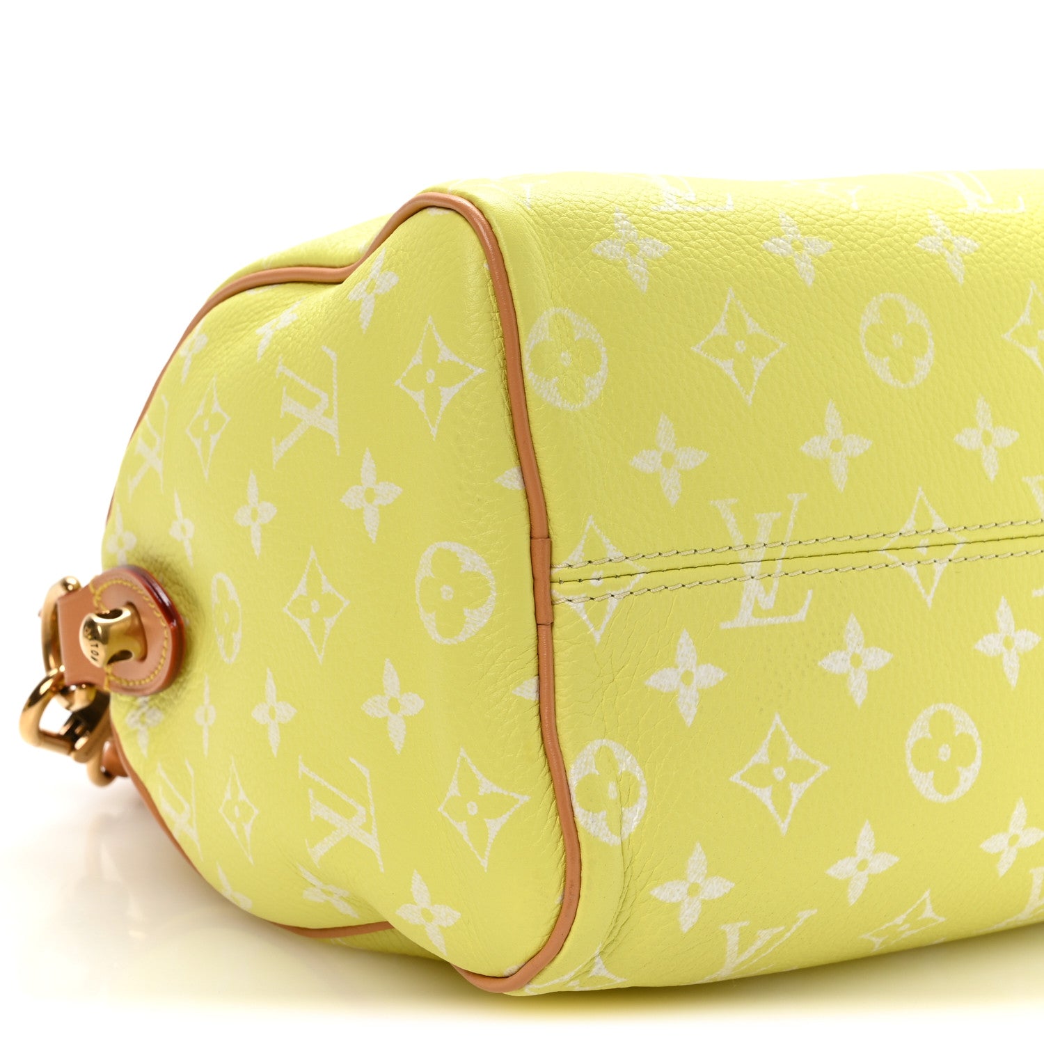 Louis Vuitton Calfskin Monogram Speedy P9 Bandouliere 25 Lemonade Yellow 10 of 12
