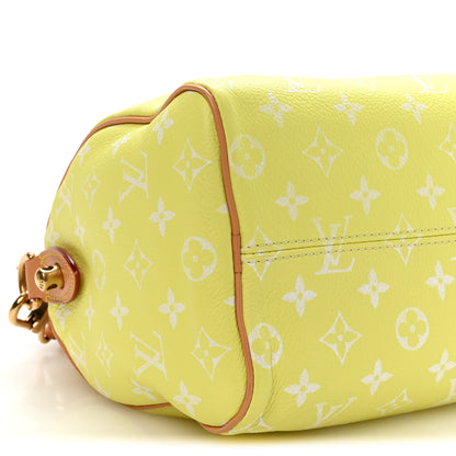 Louis Vuitton Calfskin Monogram Speedy P9 Bandouliere 25 Lemonade Yellow 10 of 12