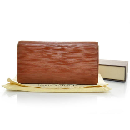 Louis Vuitton Epi Porte Tresor International Wallet Fawn 2 of 8