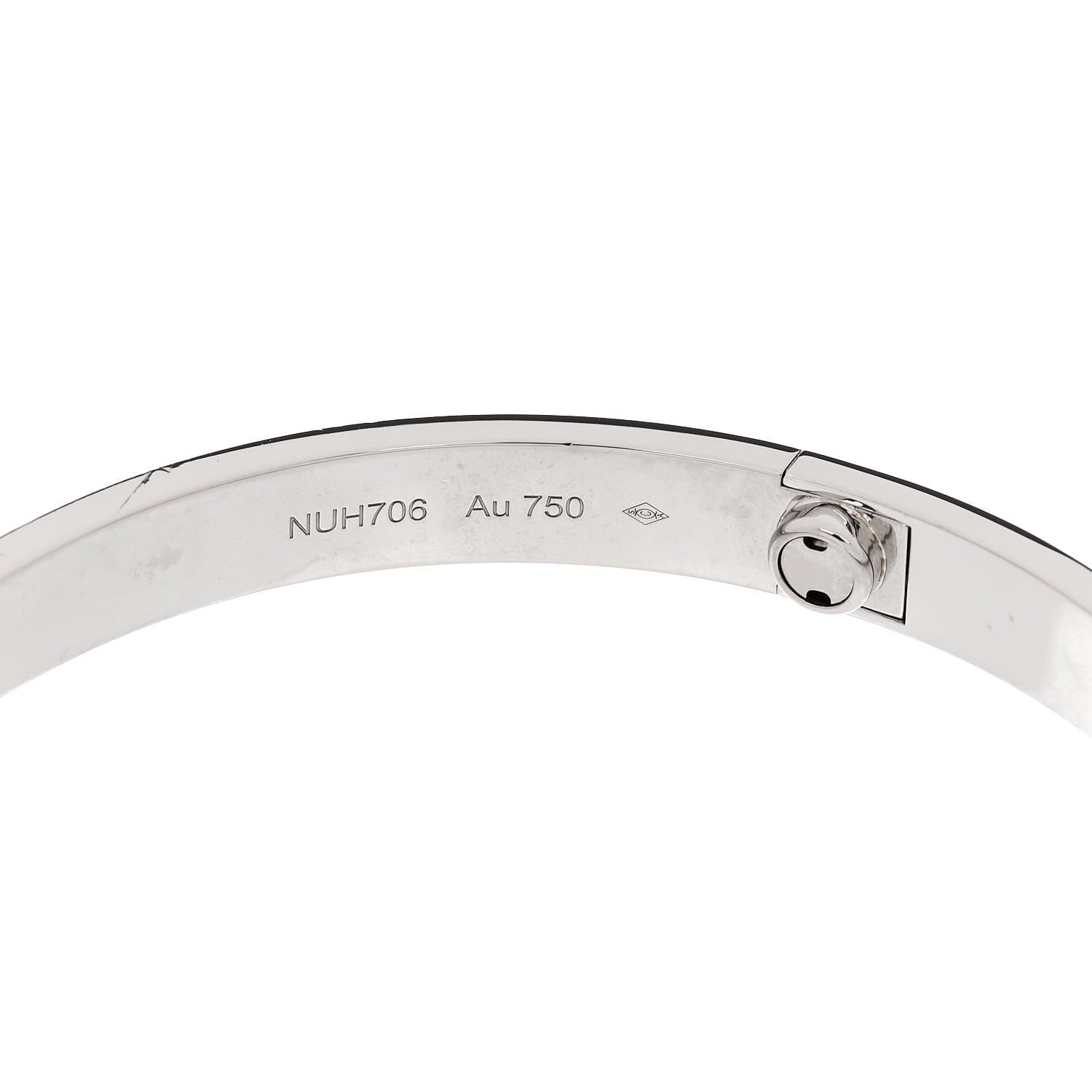 Cartier 18K White Gold LOVE Bracelet 20 7 of 9