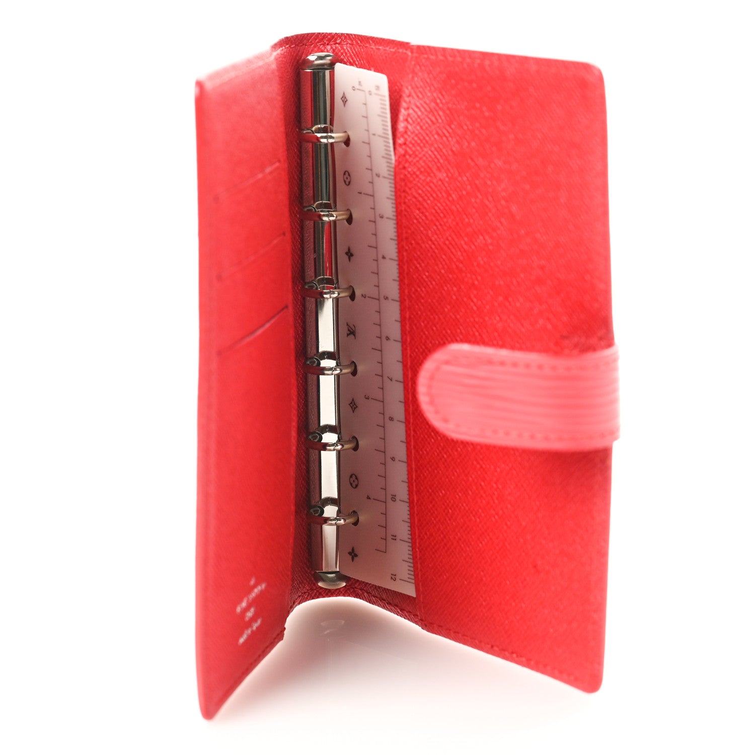 Louis Vuitton Epi Small Ring Agenda Cover Red 5 of 9