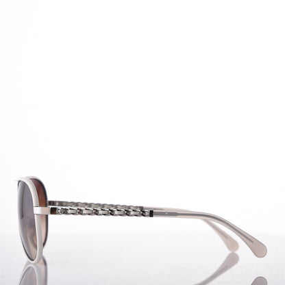 Chanel Pilot Winter Sunglasses 4219-Q White 3 of 9