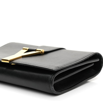 Saint Laurent Calfskin Classic Y Ligne Chain Wallet Black 10 of 13