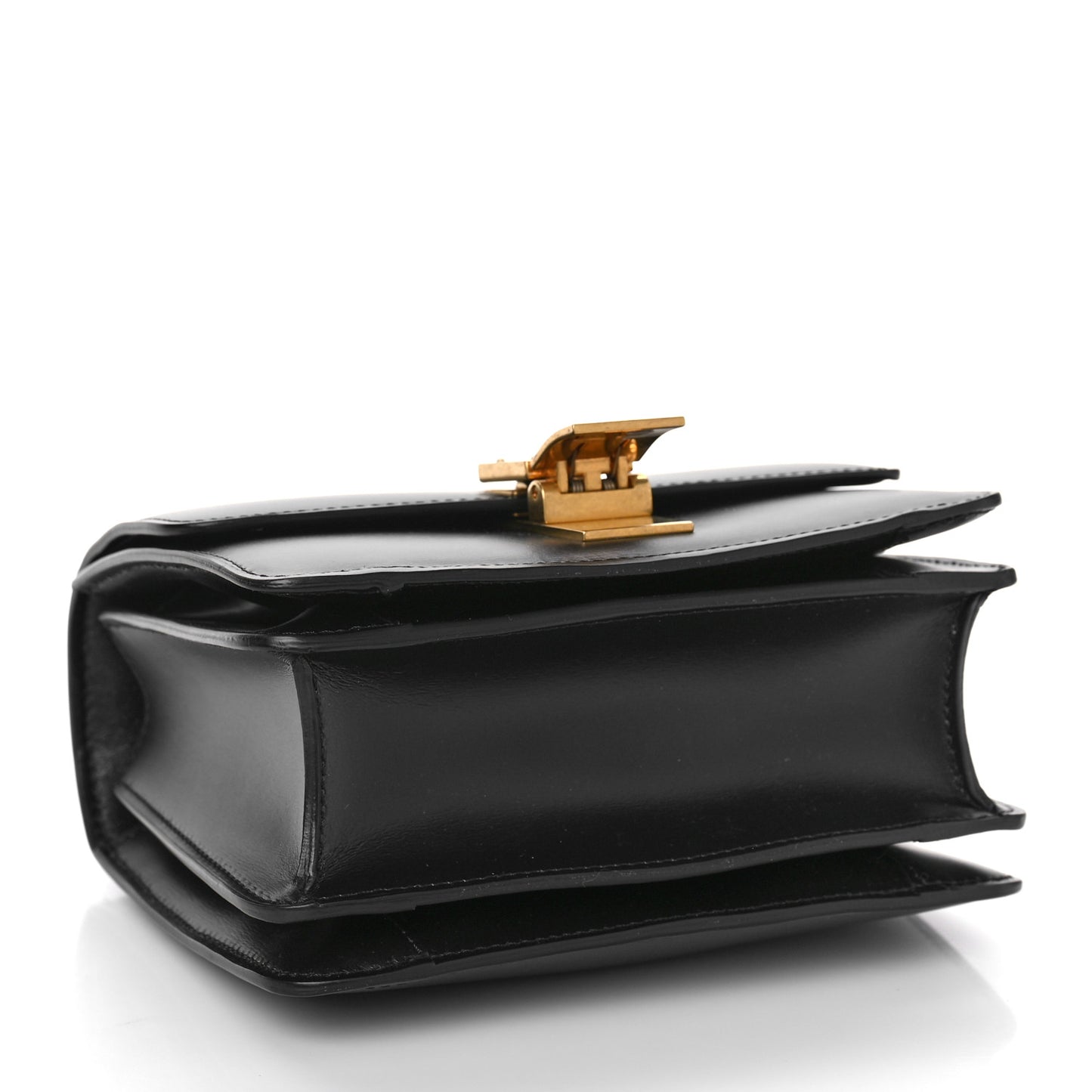 Box Calfskin Small Classic Box Flap Bag Black