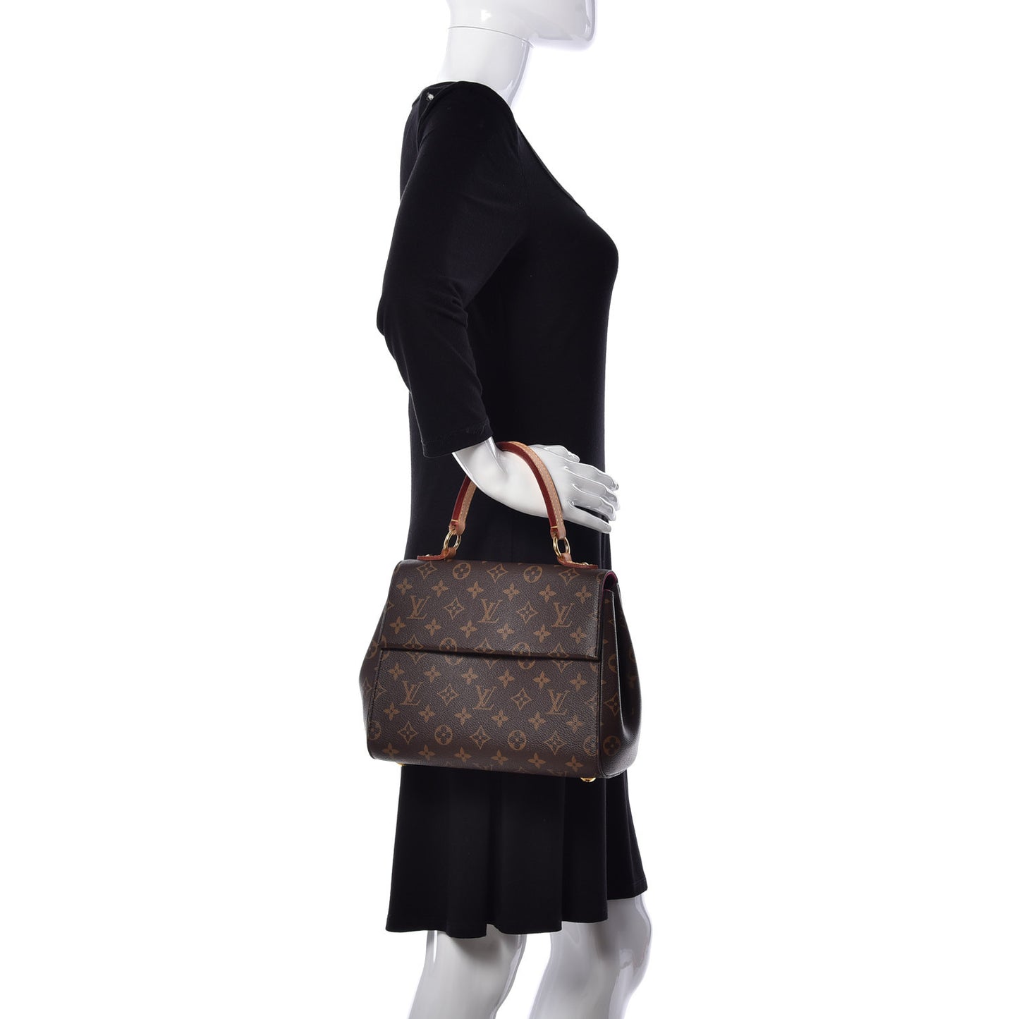 Monogram Cluny BB Bordeaux Fuchsia