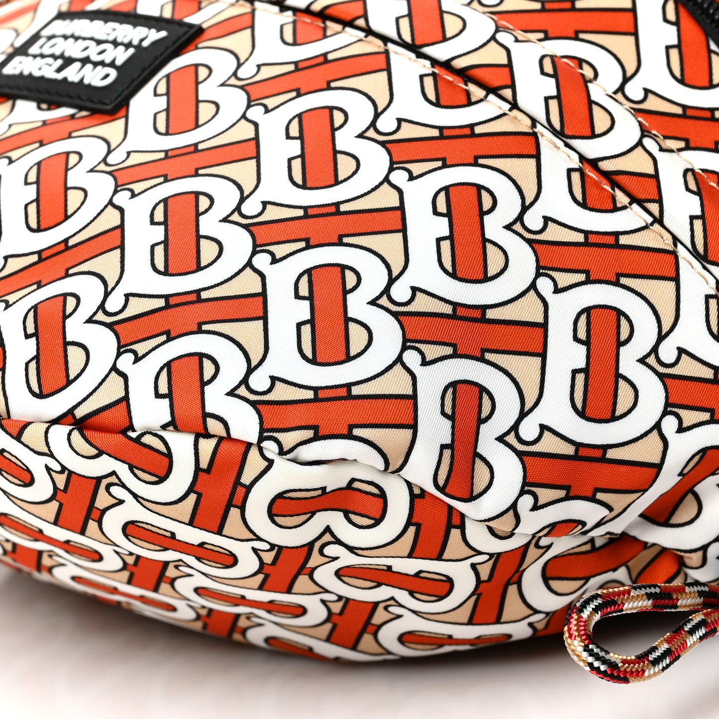 Nylon Monogram Convertible Bum Bag Vermilion