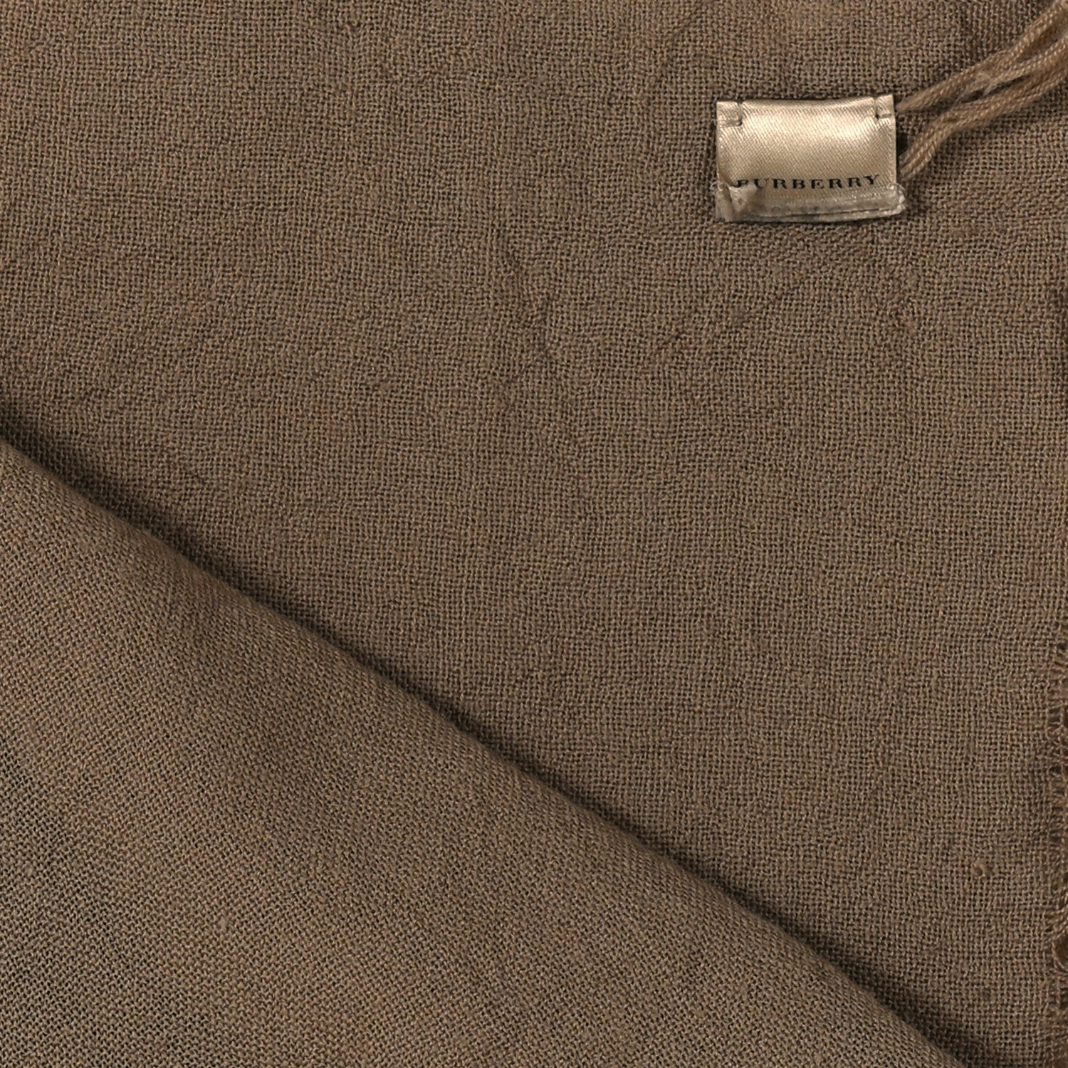Burberry Merino Wool House Check Square Scarf Brown 3 of 4