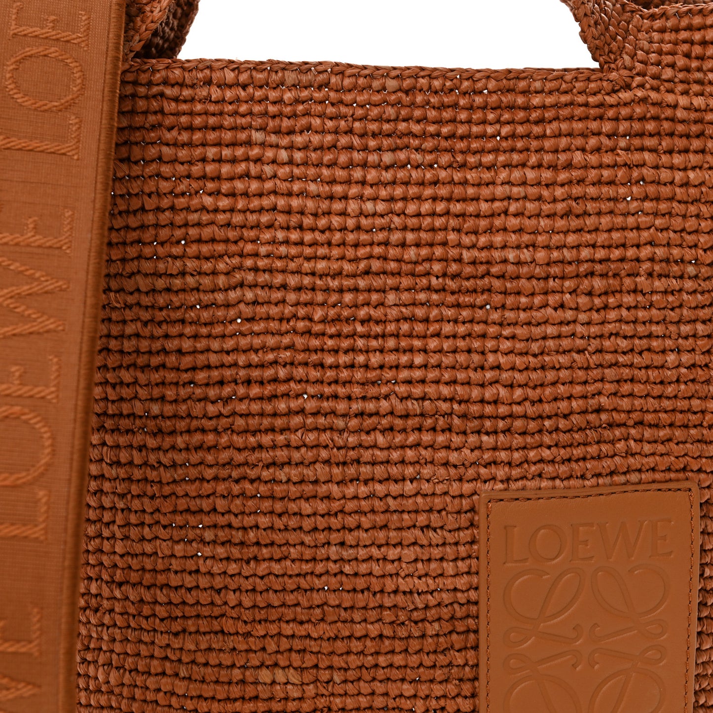 Raffia Mini Slit Tote Bag Honey Gold