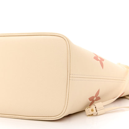 Louis Vuitton Empreinte Monogram Giant Neverfull MM Creme Rose Trianon 11 of 11