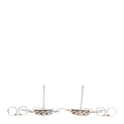 John Hardy Sterling Silver 18K Yellow Gold Legends Naga Chandelier Earrings 3 of 4
