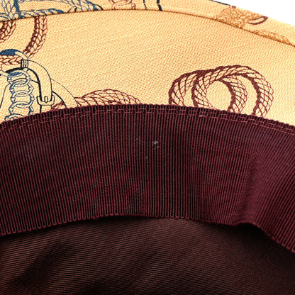 Hermes Linen Cotton Della Cavalleria Funk Hat 57 10 of 11