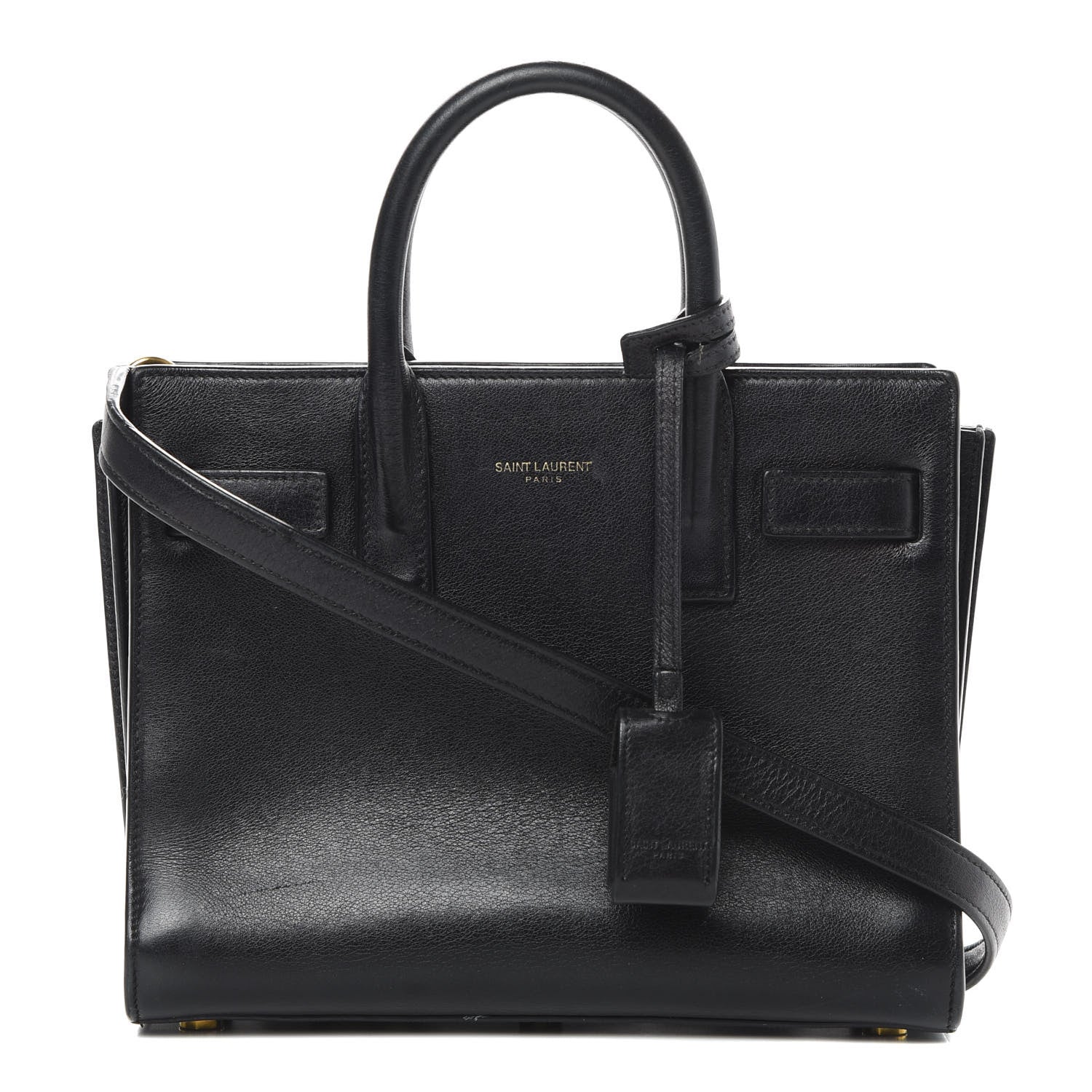 Saint Laurent Calfskin Nano Sac de Jour Black 1 of 19