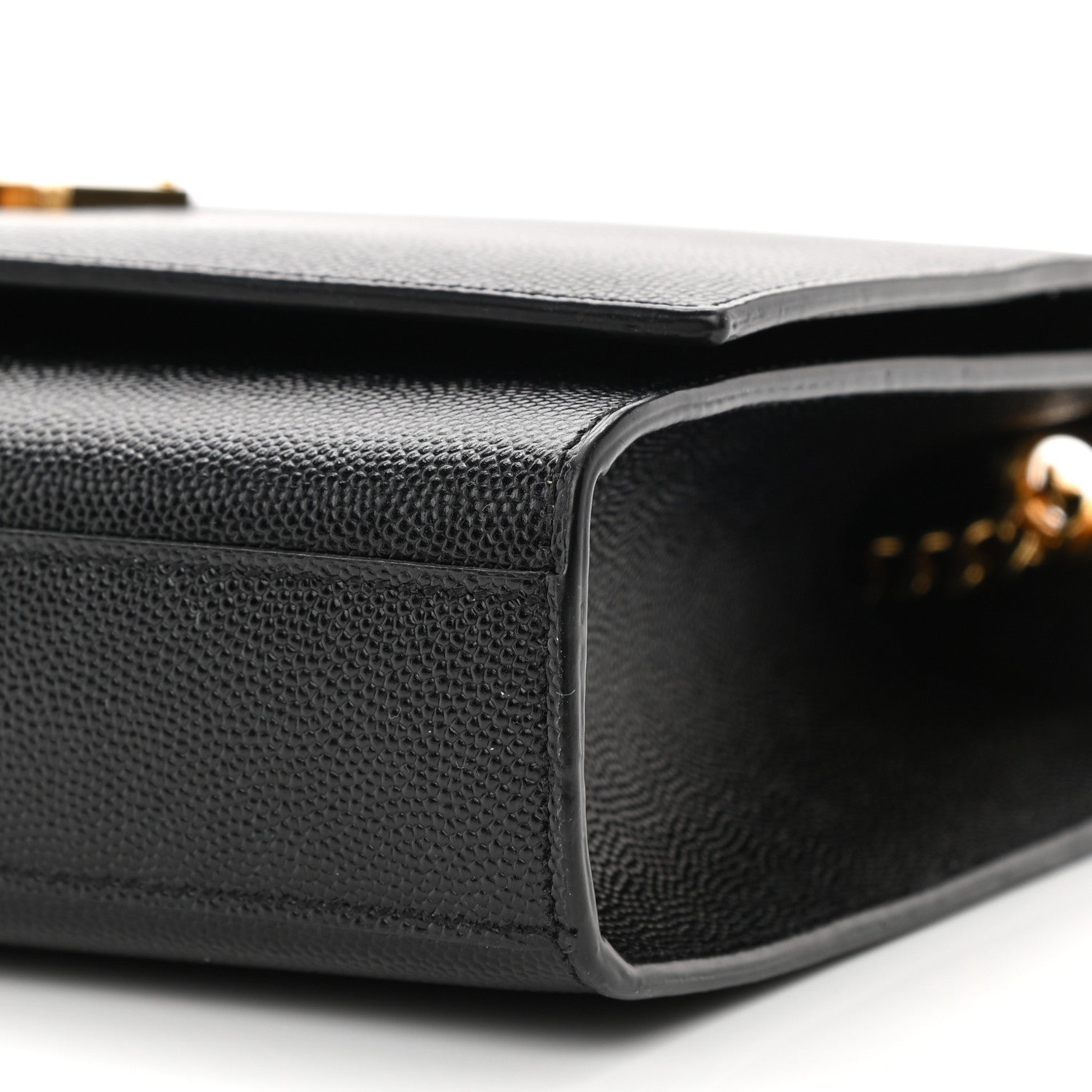 Saint Laurent Grain De Poudre Medium Classic Monogram Kate Satchel Black 10 of 12
