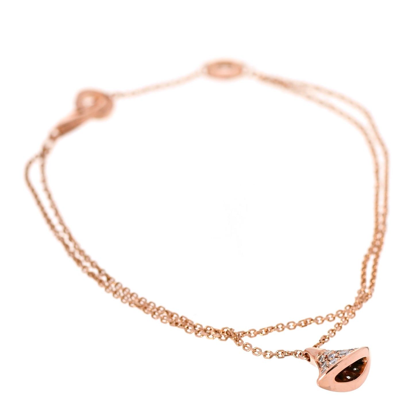 18K Rose Gold Diamond Divas' Dream Bracelet