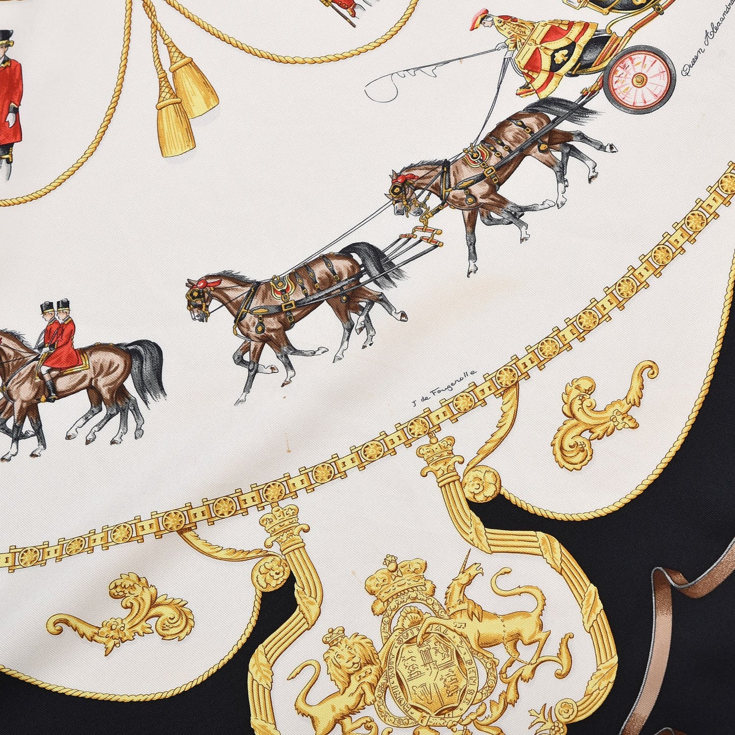 Silk The Royal Mews Scarf 90