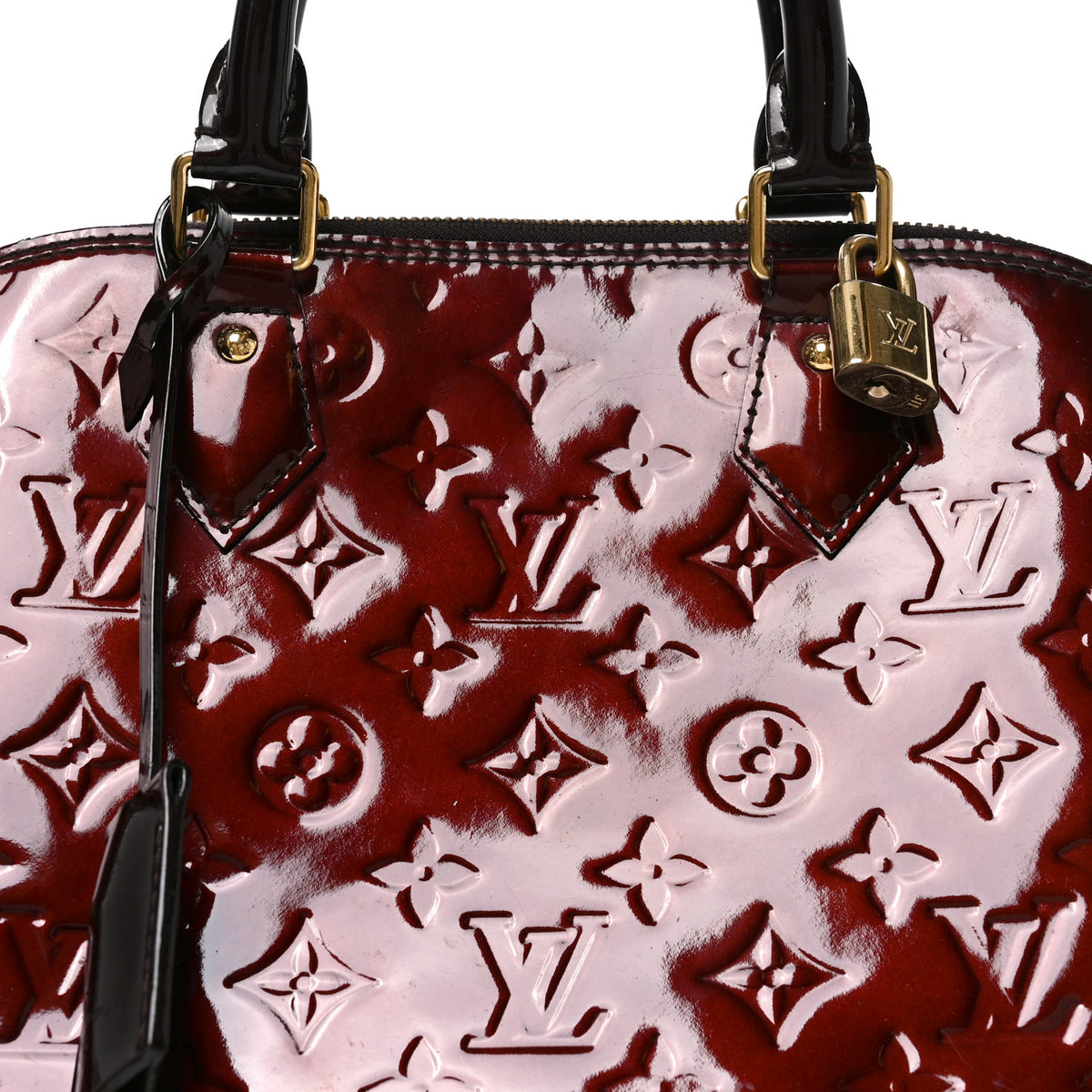 Louis Vuitton Vernis Alma PM Amarante 7 of 9