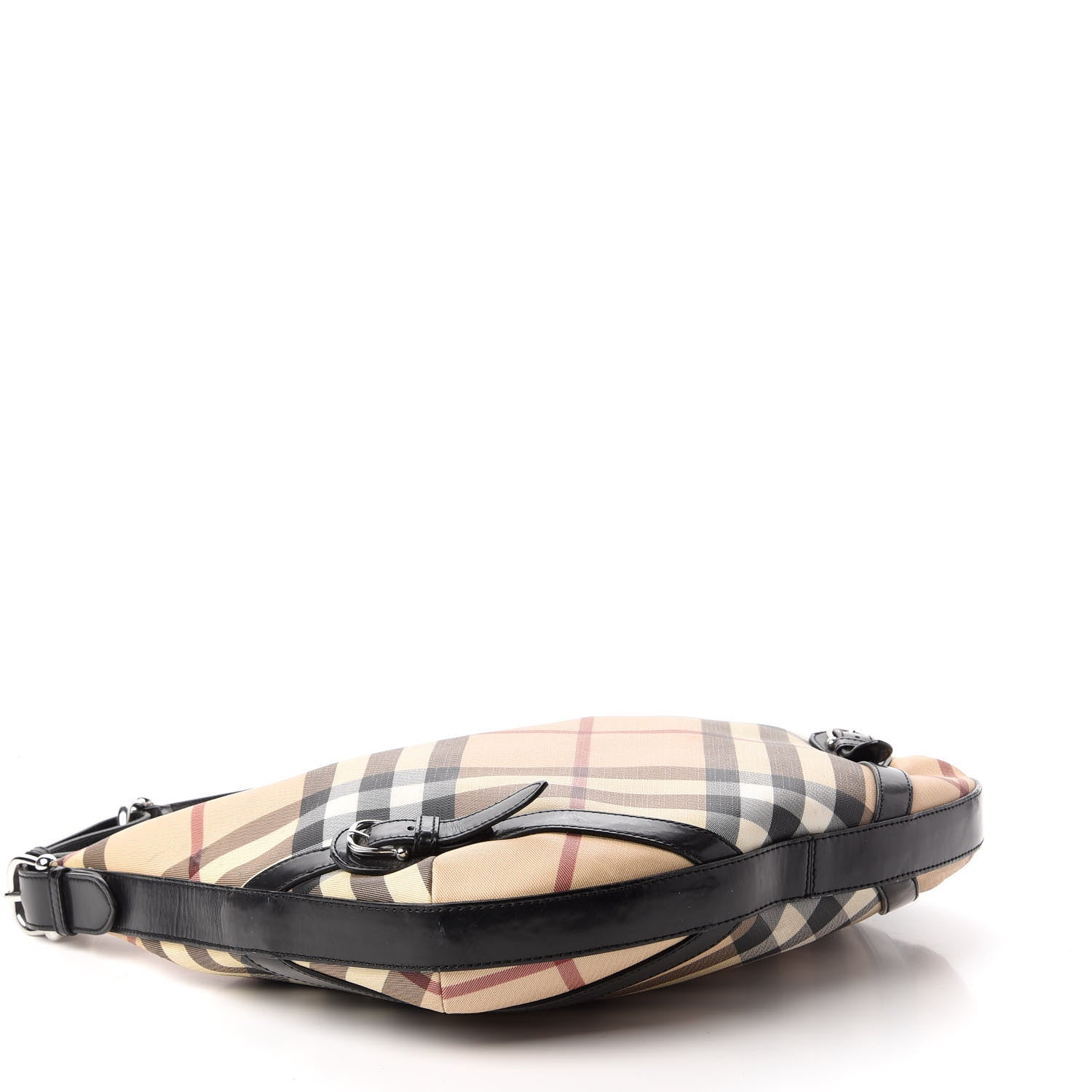 Burberry Supernova Check Large Larkin Hobo Black 4 of 12