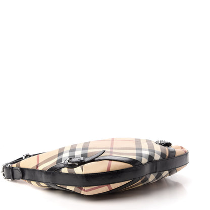 Burberry Supernova Check Large Larkin Hobo Black 4 of 12