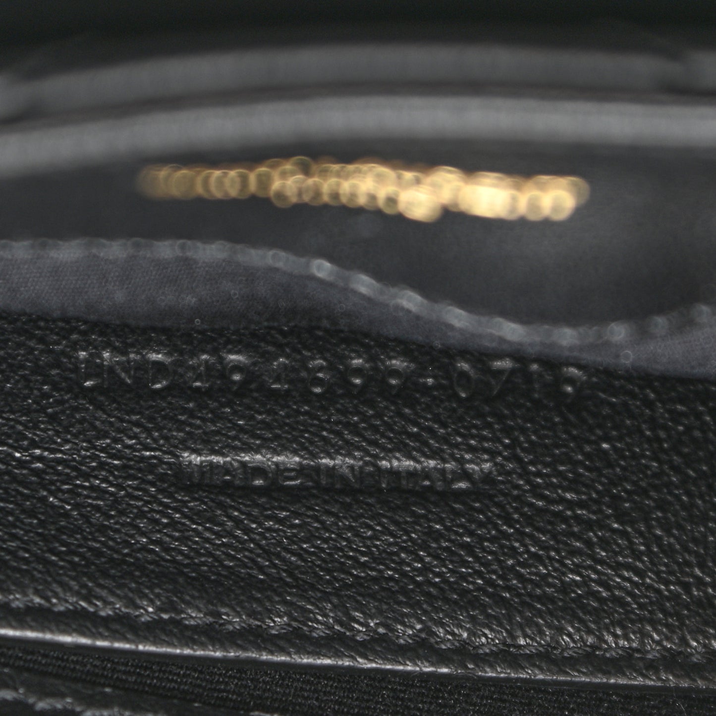 Calfskin Y Quilted Monogram Small Loulou Chain Satchel Black