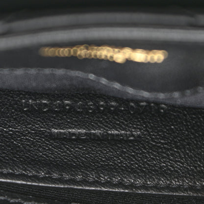 Saint Laurent Calfskin Y Quilted Monogram Small Loulou Chain Satchel Black 8 of 11