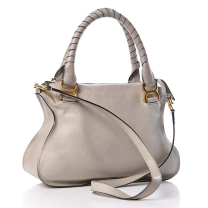 Chloe Calfskin Medium Marcie Satchel Cashmere Grey 4 of 16