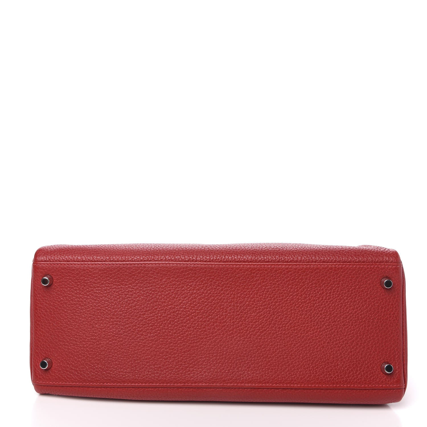 Hermes Taurillon Clemence Retourne Kelly 35 Rouge Casaque 6 of 34