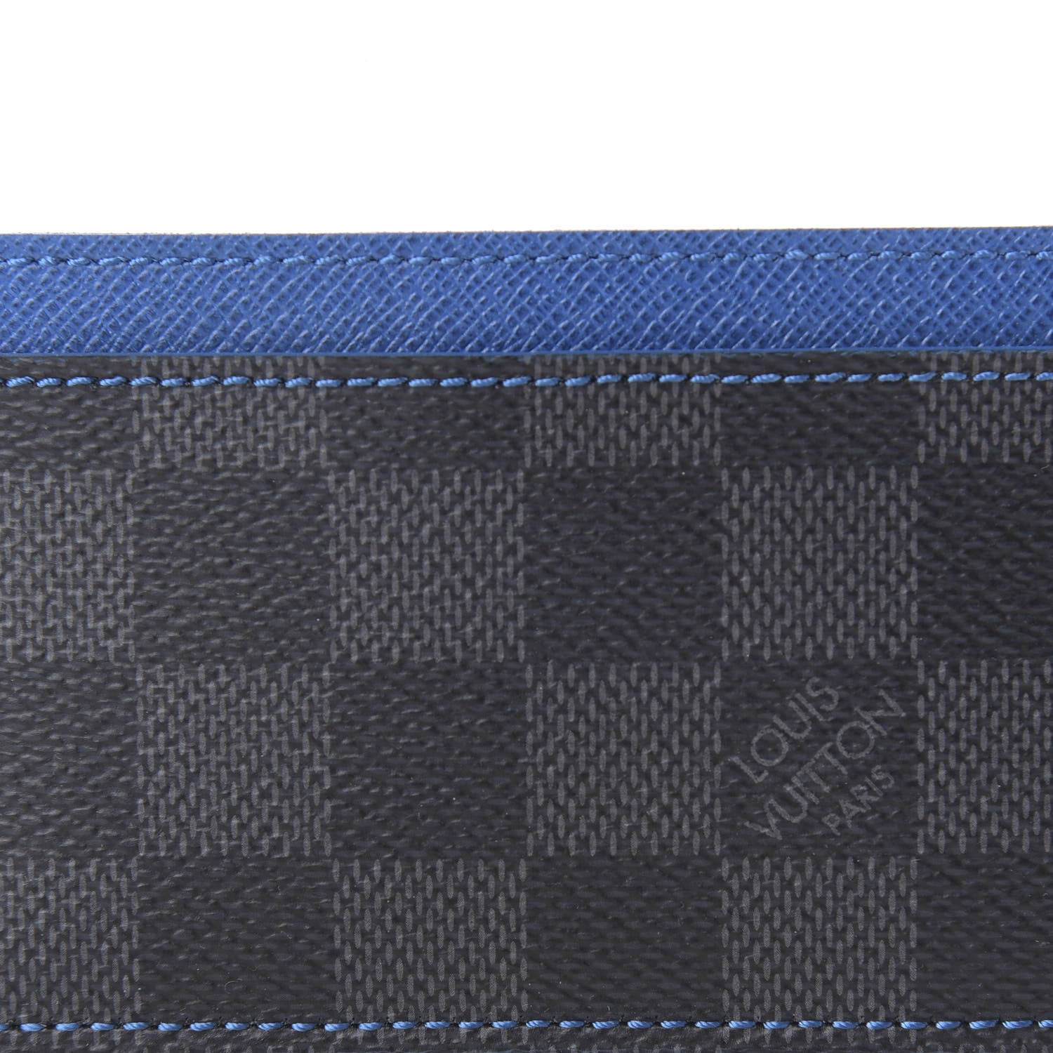 Louis Vuitton Damier Graphite Card Holder Blue 7 of 8