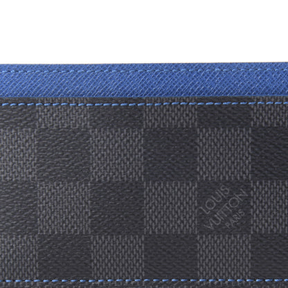 Louis Vuitton Damier Graphite Card Holder Blue 7 of 8