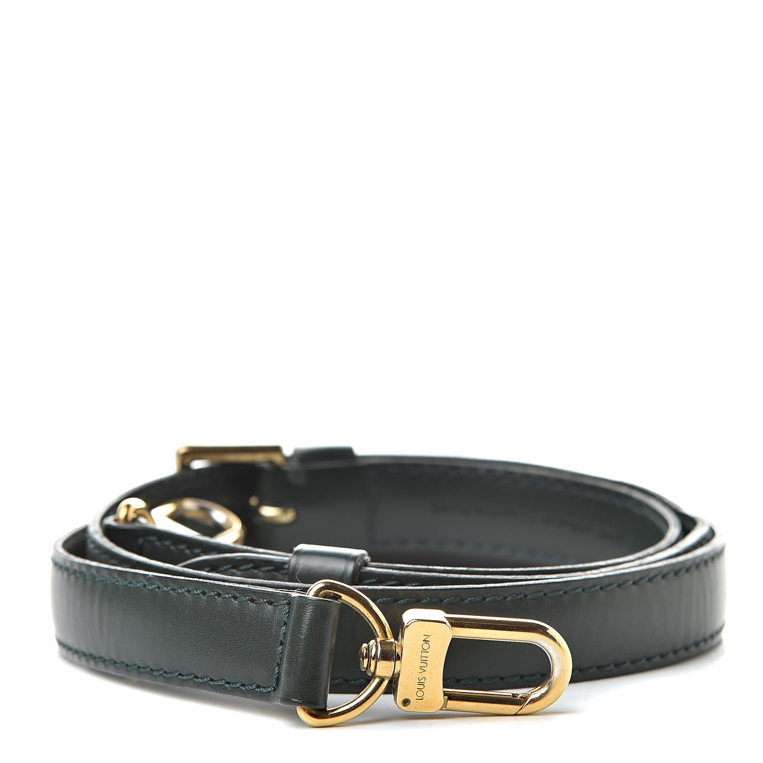 Louis Vuitton Calfskin 20mm Shoulder Strap Green 1 of 7