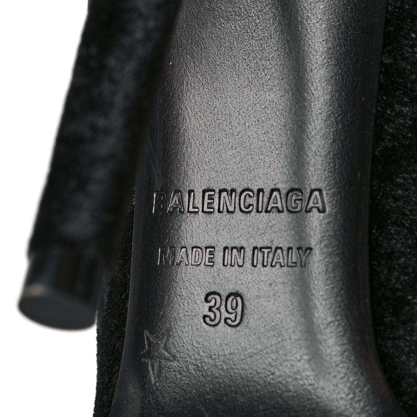 Velvet Spandex Extreme Pointed Toe Knife Ankle Boots 39 Black